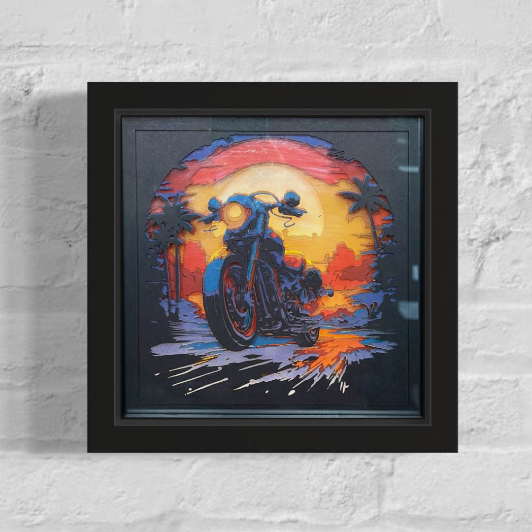Sunset Ride by JD Hecht  Image: Sunset Ride
Black Frame