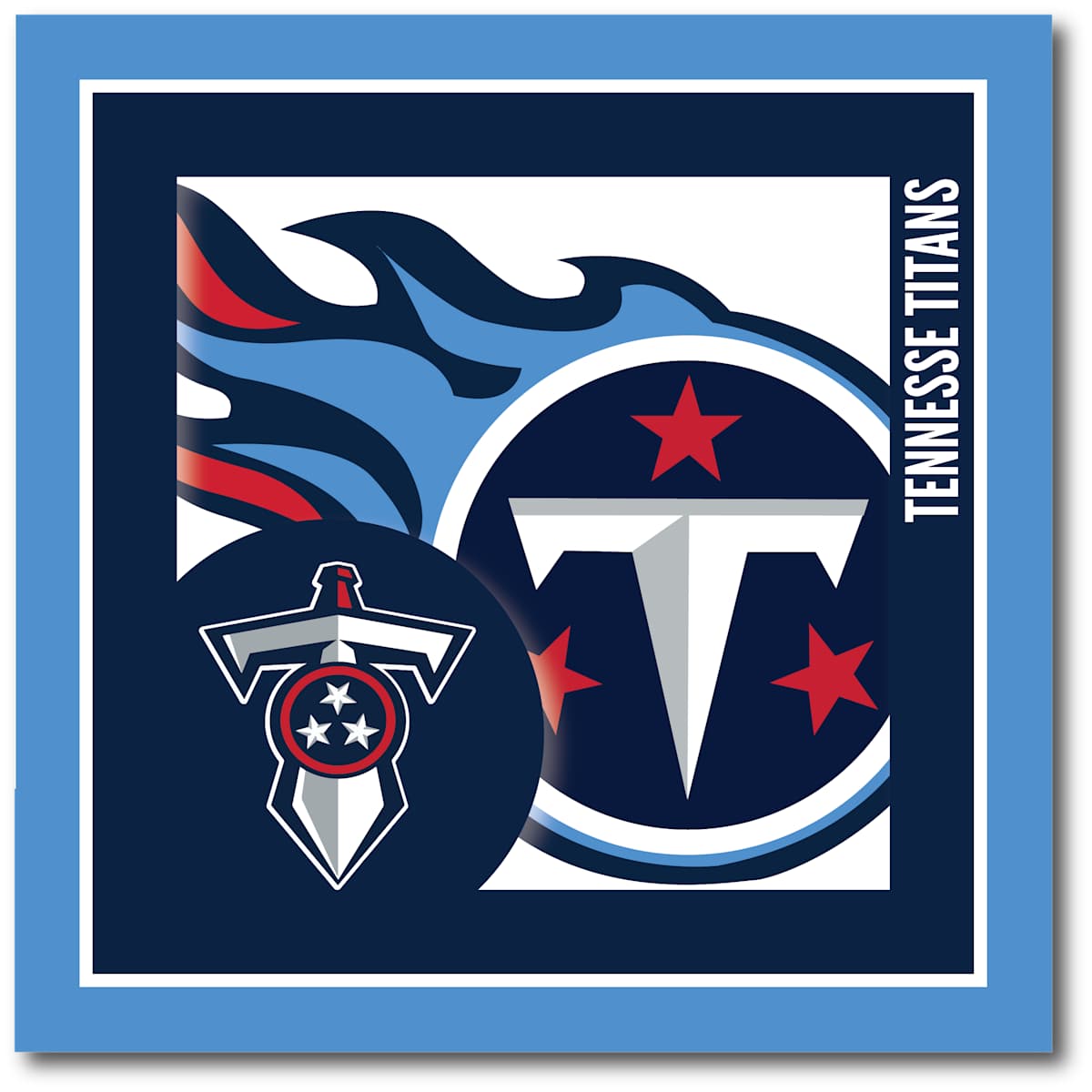 Tennessee Titans B.O.X.: "Titan Flame" by JD Hecht | Creatively Cutz Studio, Image 1.