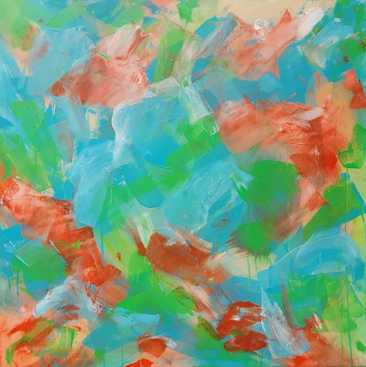 Where sky and blossoms dance by Kate Hessling 