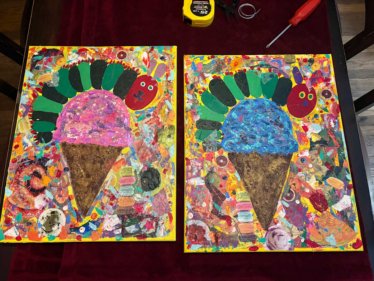 Very. by Nicole Margaret DiMucci Potts  Image: Very, with pink ice cream cone on the left.