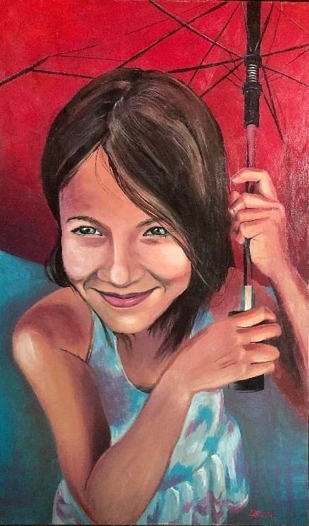Portrait of Maura by Beth Walldorf 