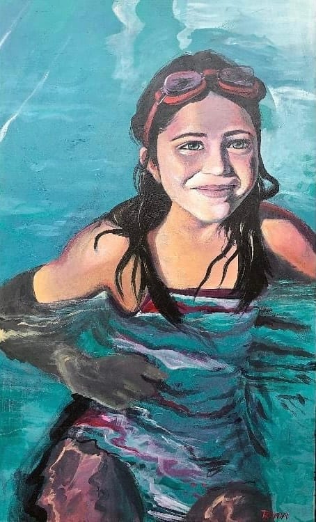 Portrait of Alyssa by Beth Walldorf 