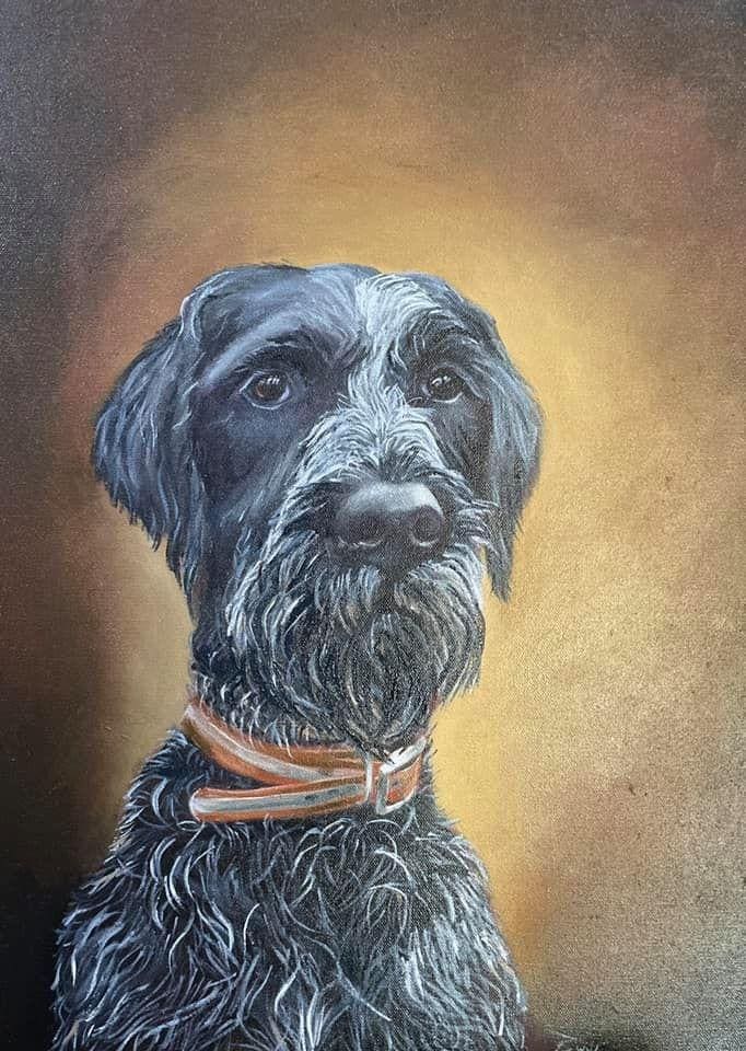 Commissioned Pup by Beth Walldorf 