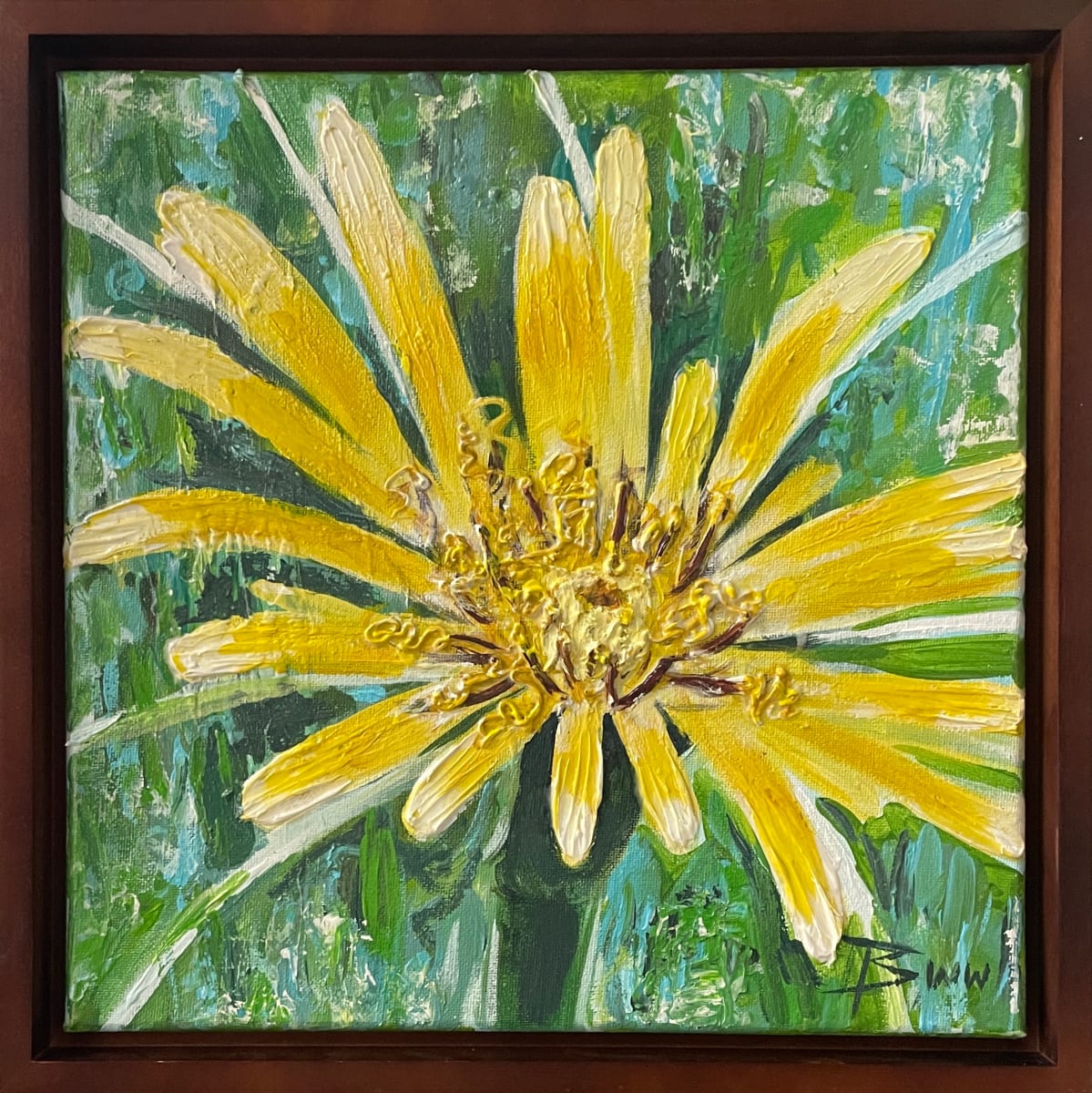 Yellow Salsify (non-native) by Beth Walldorf  Image: A common wildflower in Colorado, where I photographed it. I realized after painting it that it is originally from Eurasia and Africa. Still, it’s gorgeous and tall - up to four feet. The  flower was introduced as a garden plant in the early 1900’s, but has naturalized throughout the United States. It is both decorative and edible, supposedly tasting like parsnips or even oysters to some. 