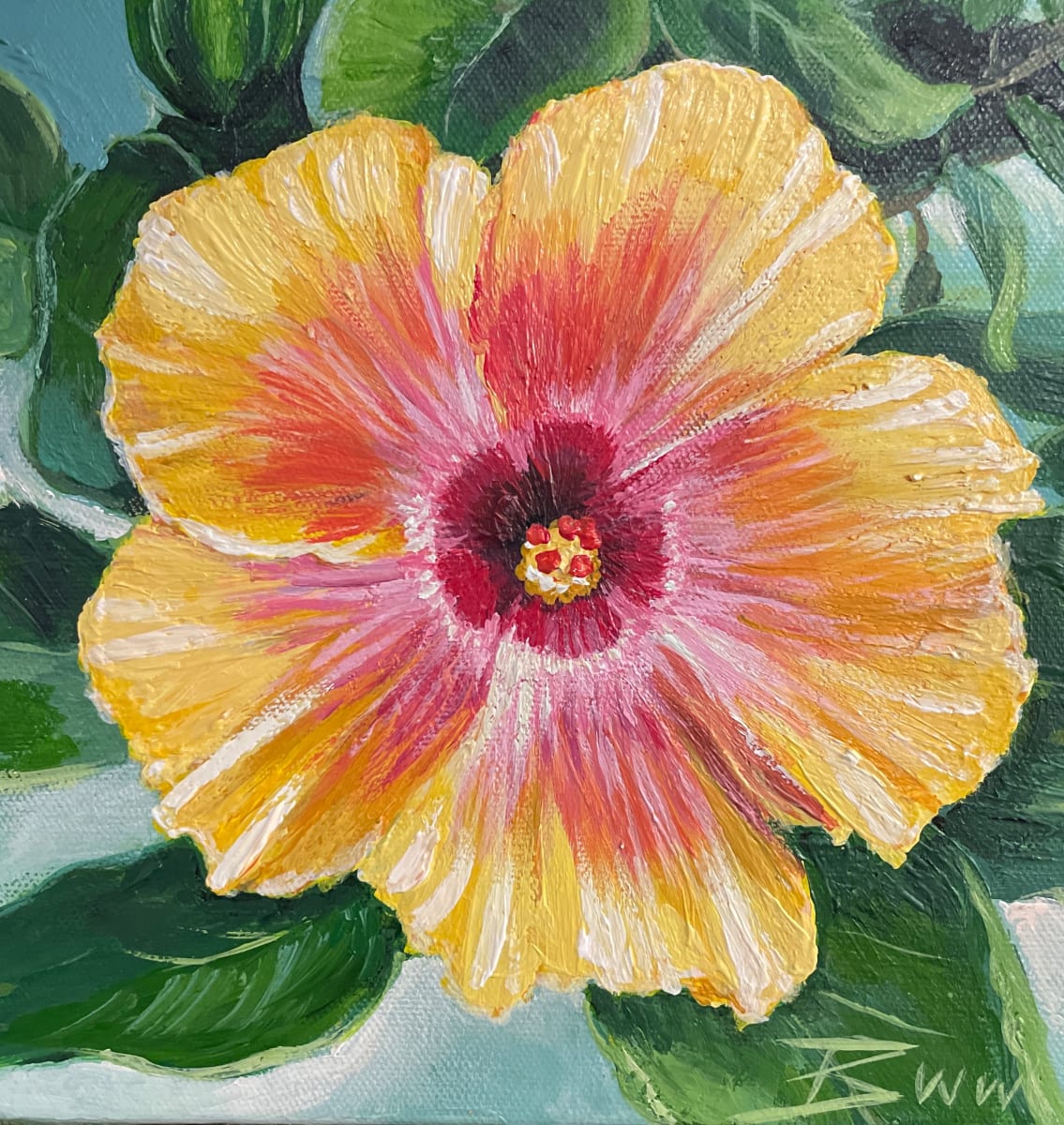 Hibiscus for Liz by Beth Walldorf 