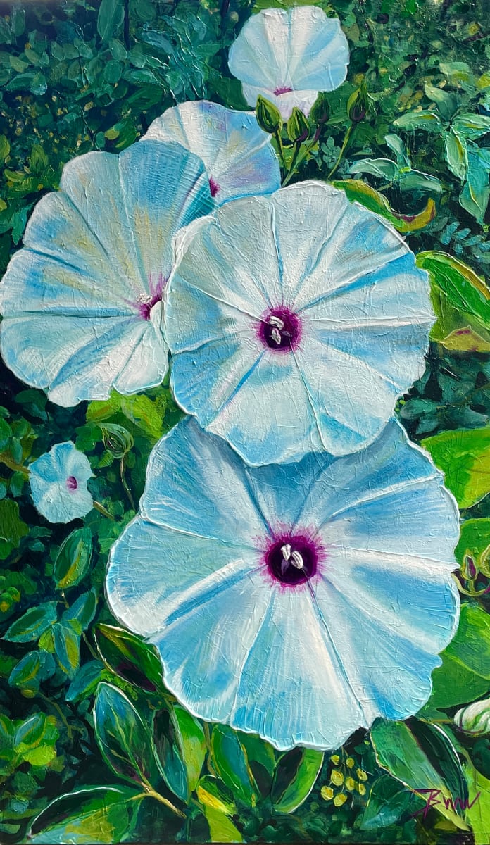 Sweet Potato Vine at the Point Mallard Trail by Beth Walldorf 