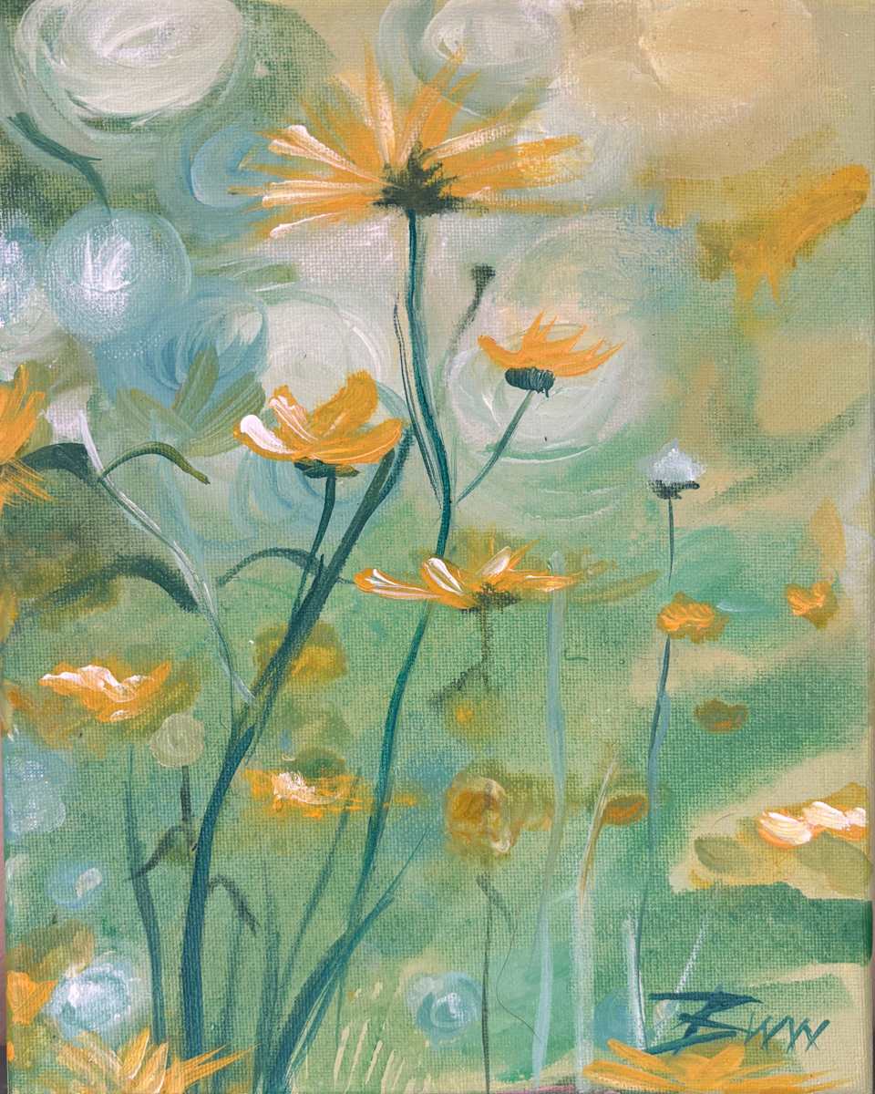 Marsh Coneflowers by Beth Walldorf 