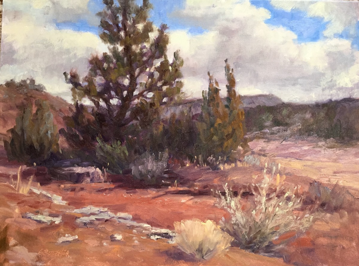 March Skies Over Alcova by Ginny Butcher 