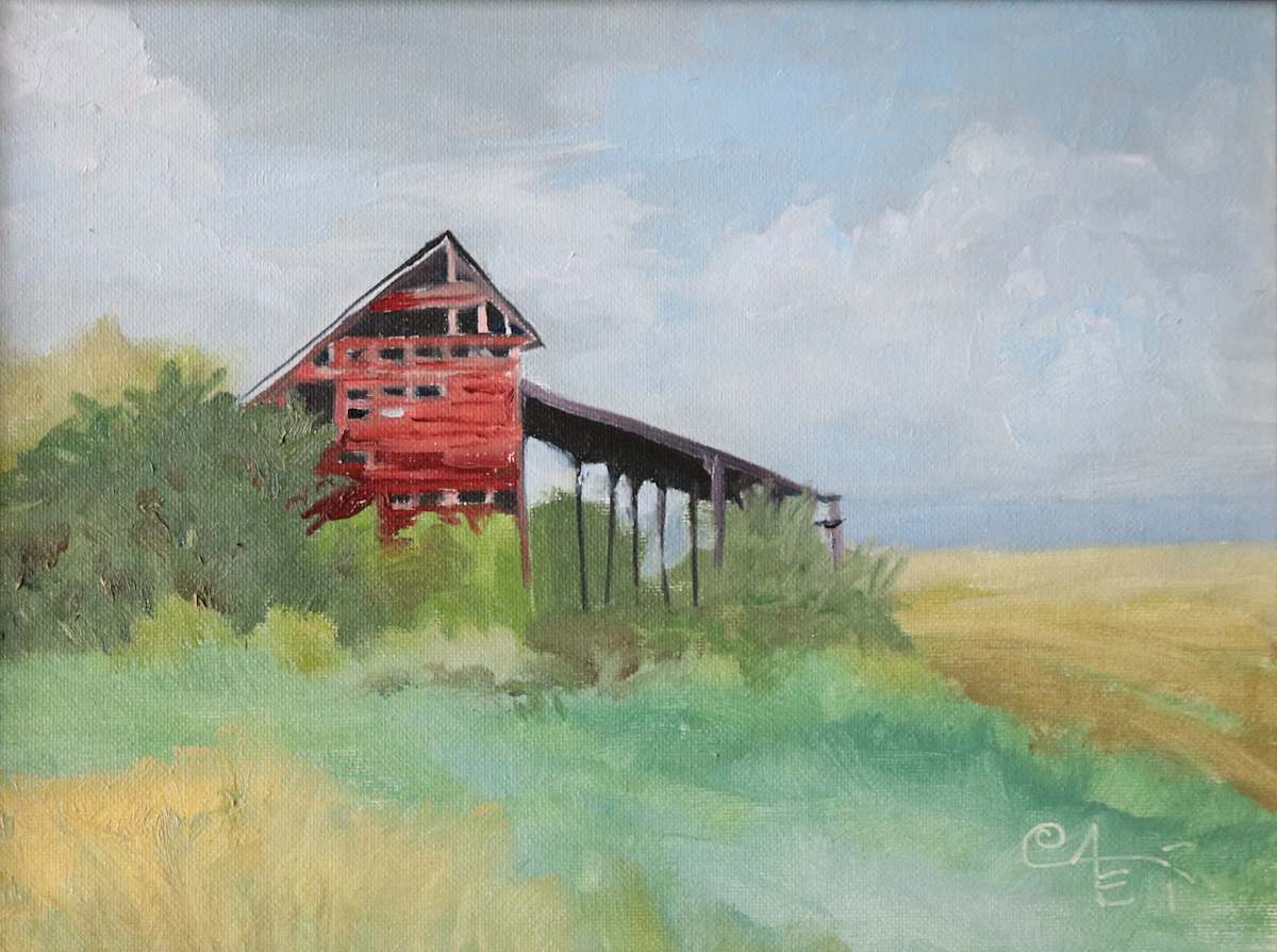 Barn Along Naylor's Beach Road by Catherine Kauffman, Image 1.