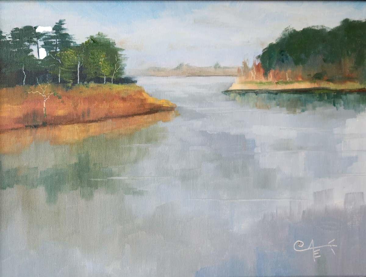 View of Cat Point Creek by Catherine Kauffman 