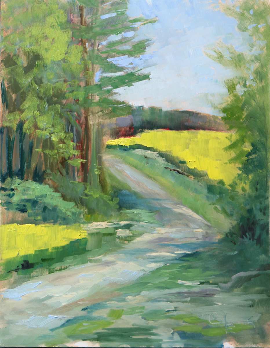 Golden Road in April by Catherine Kauffman 