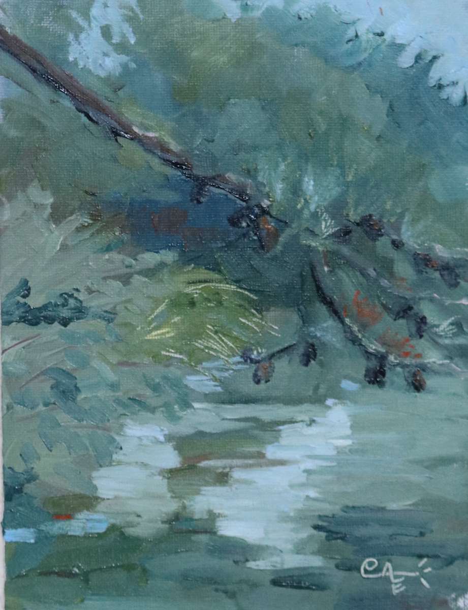 Reflections Under the Pine Bough by Catherine Kauffman, Image 1.