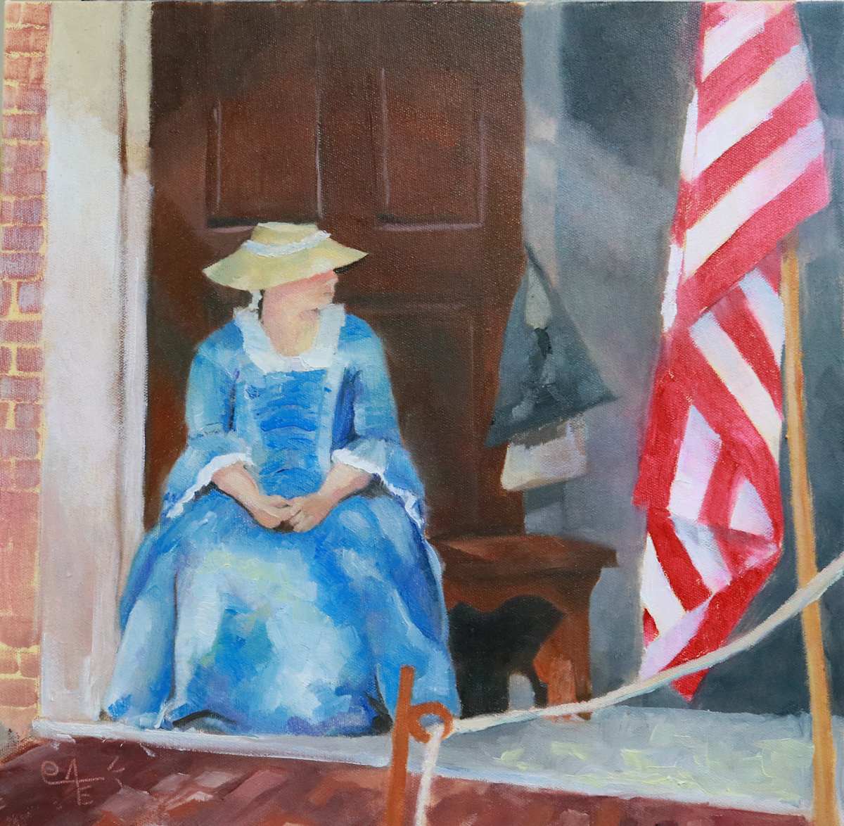 Colonial Williamsburg Gatekeeper I by Catherine Kauffman, Image 1.