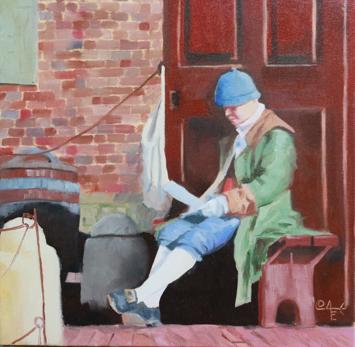 Colonial Williamsburg Gatekeeper II by Catherine Kauffman 