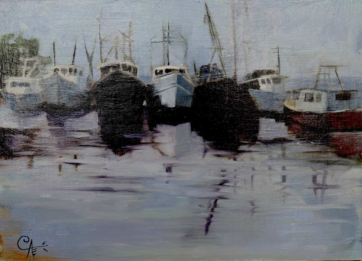 Fleet Views: Work Boats at Rest by Catherine Kauffman, Image 1.