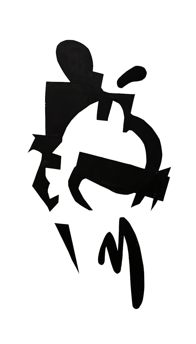 Black Scraps Experiment 1 by Michael Brown, Image 1.