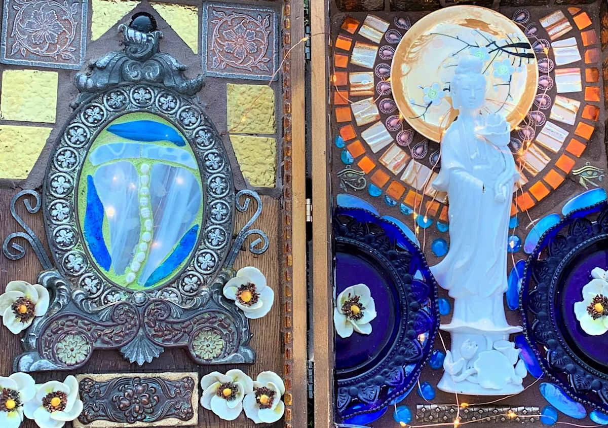 Heart of Compassion Altar Box by Theresa Concetta Arico 