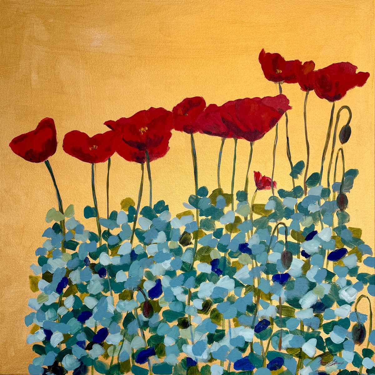 Poppies by Thomas Stevens 