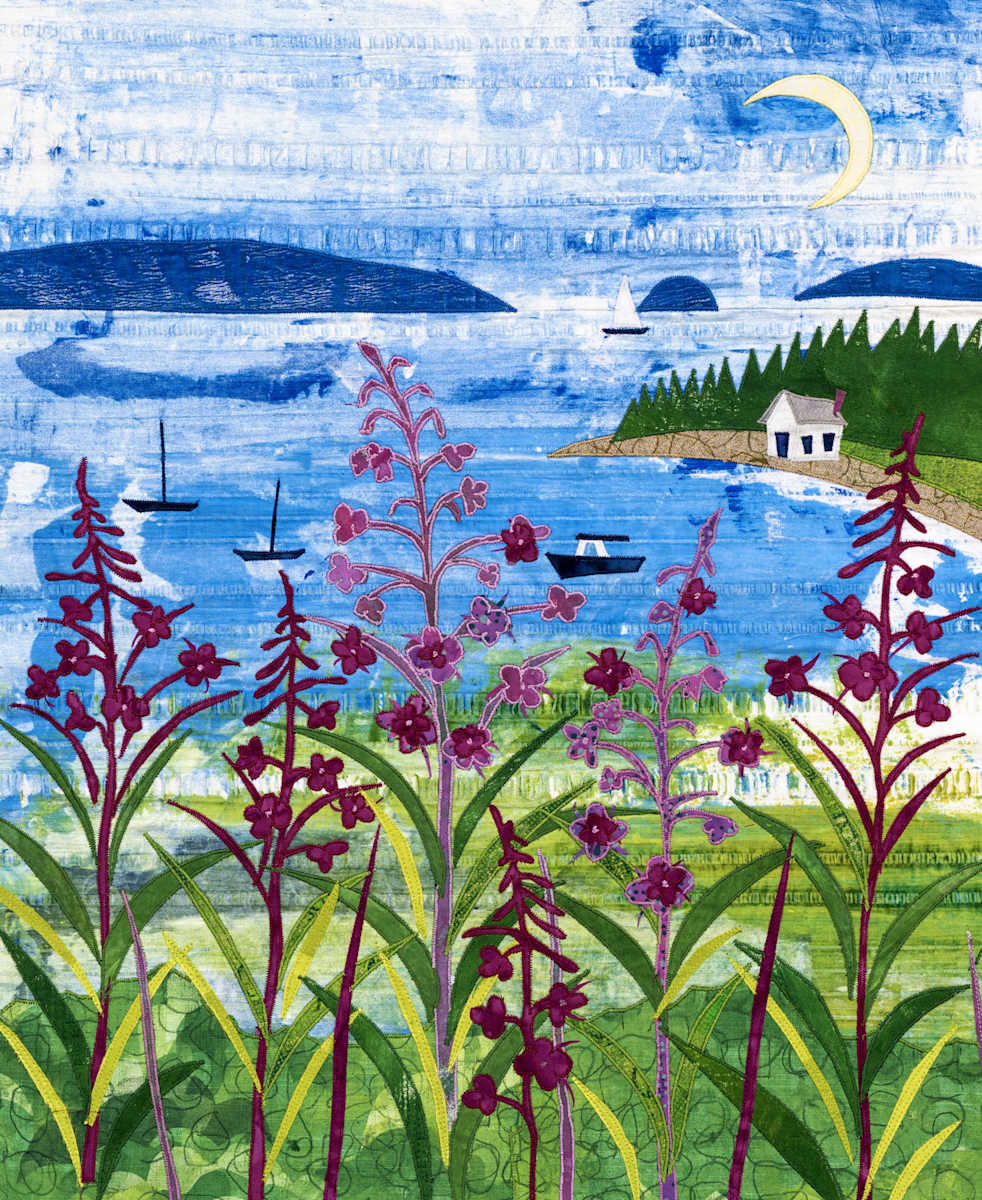 Fireweed on Carters Beach Road by Elaine O'Neil 
