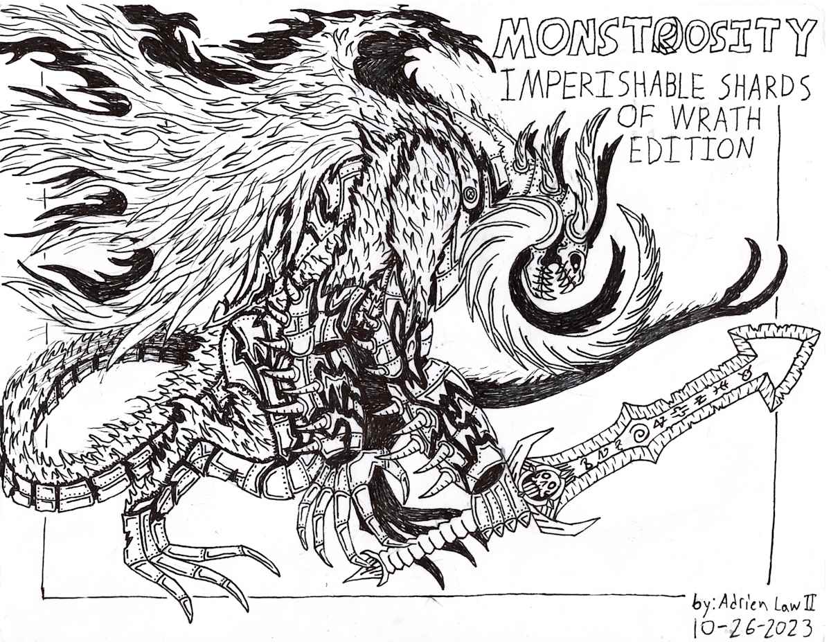 Monstrosity (INK) by Adrien Law II, Image 1.