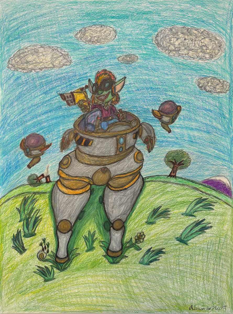 The Gremlin Goblin on the Field by Alexander Scott, Image 1.