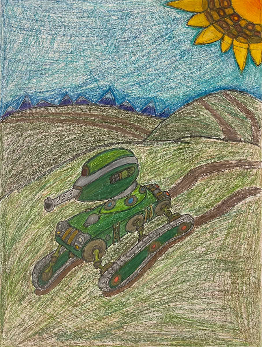 Traveling Robotic Tank by Alexander Scott, Image 1.