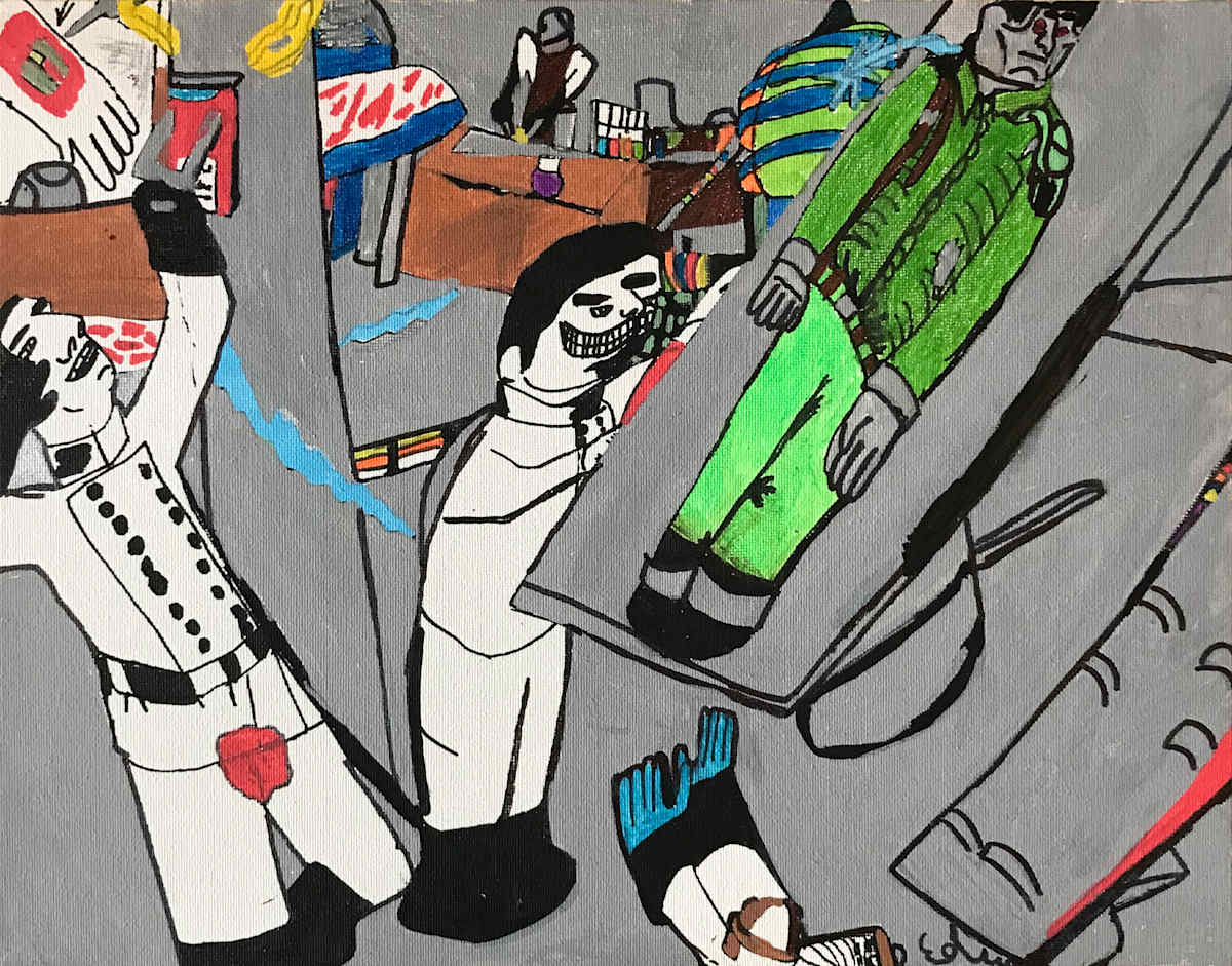 Evil scientists operating by Edward, Image 1.