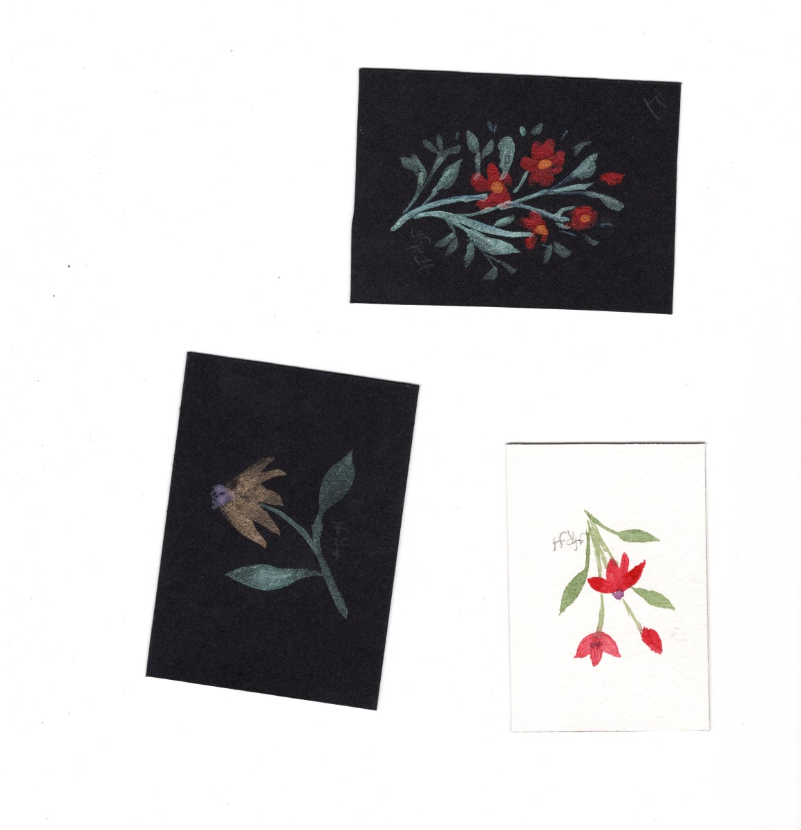 Watercolor  Vignettes 7 by HRH, Image 1.