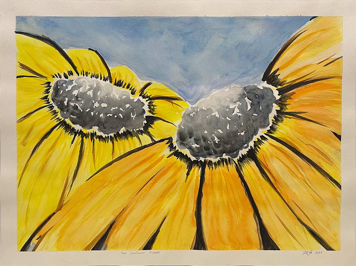 Two Sunflower Friends by Heather H., Image 1.