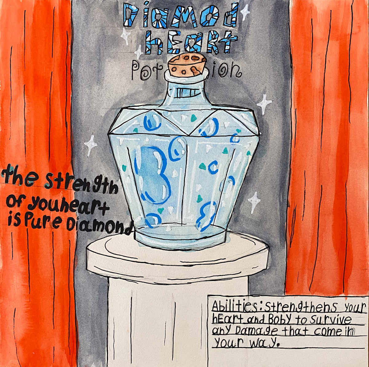 Diamond Heart Potion by Pink Velvet, Image 1.