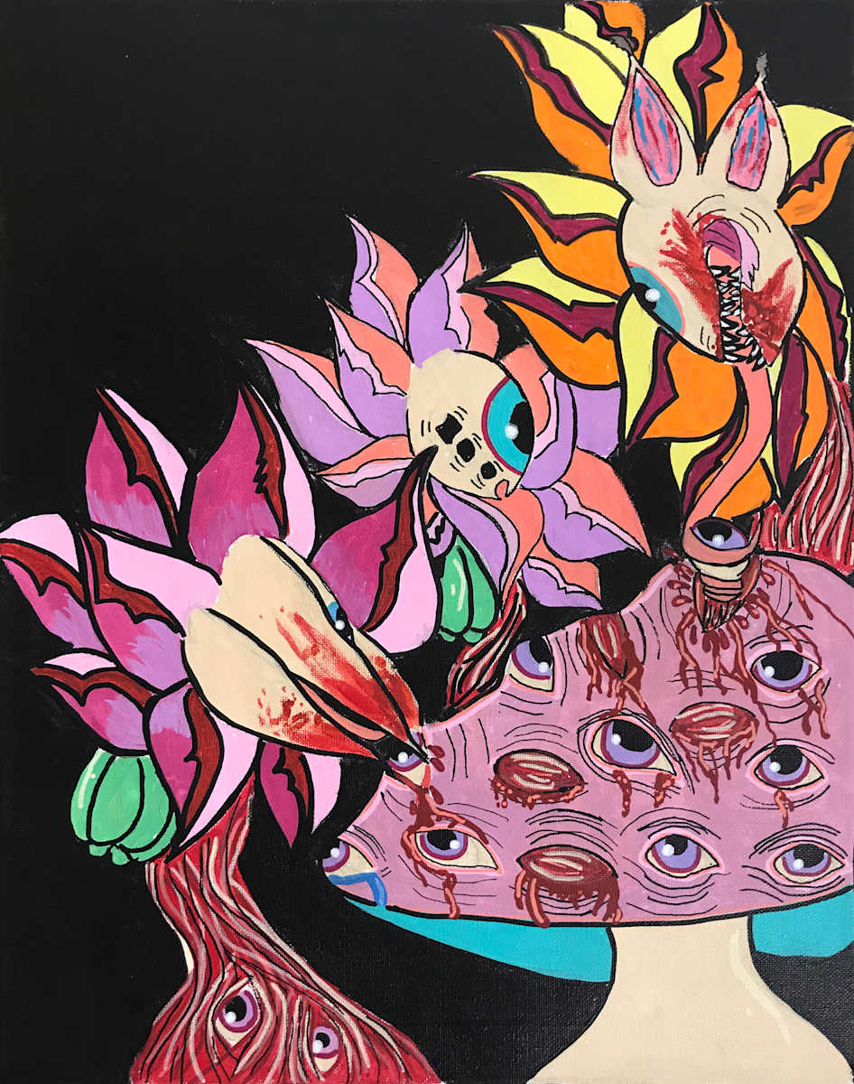 More Demon Lotus Flower by repaints_doll, Image 1.
