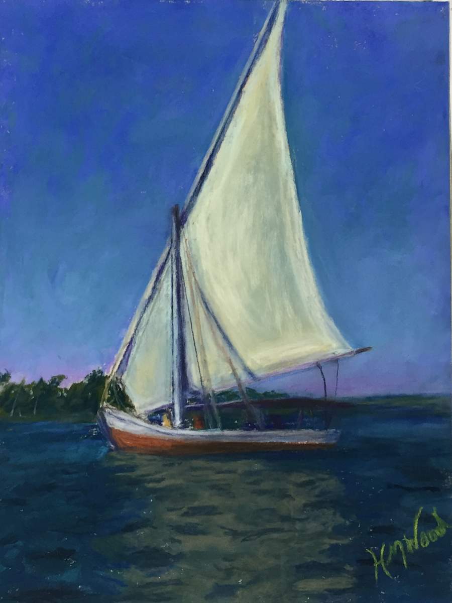 Sunset on the Nile by Helen Wood  Image: Sunset on the Nile