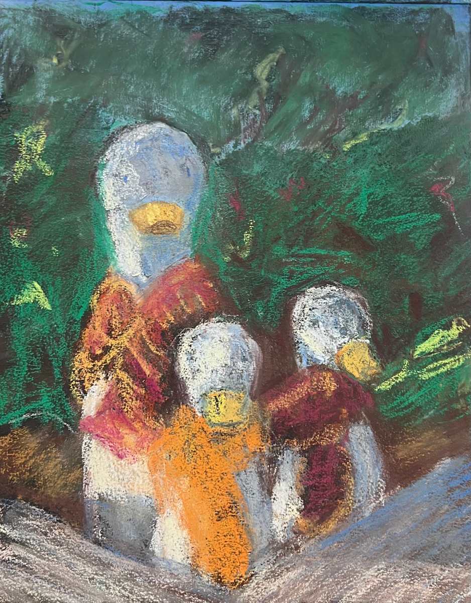 Winter Garden Ducks by Helen Wood  Image: Winter Garden Ducks 