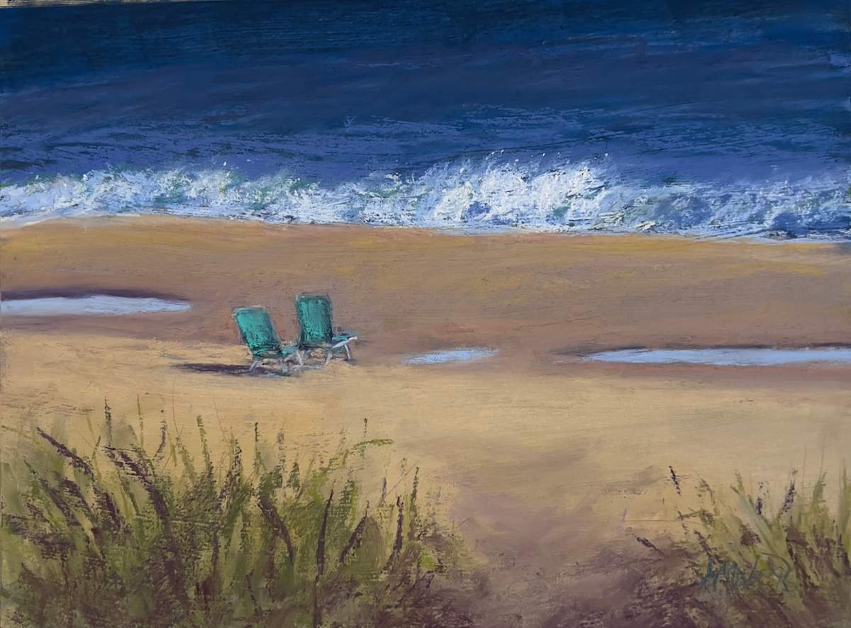 Restful Beach by Helen Wood 