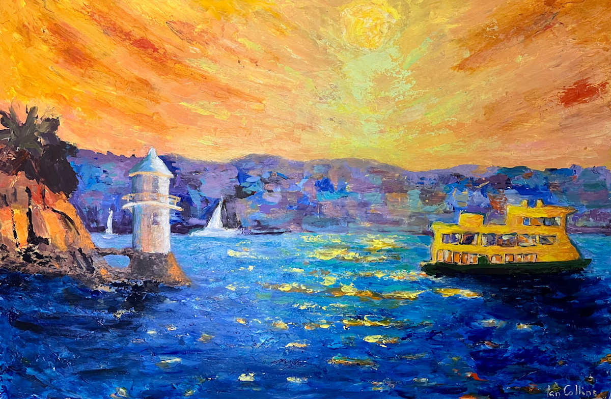 Past Cremorne Point by Ian Collins 