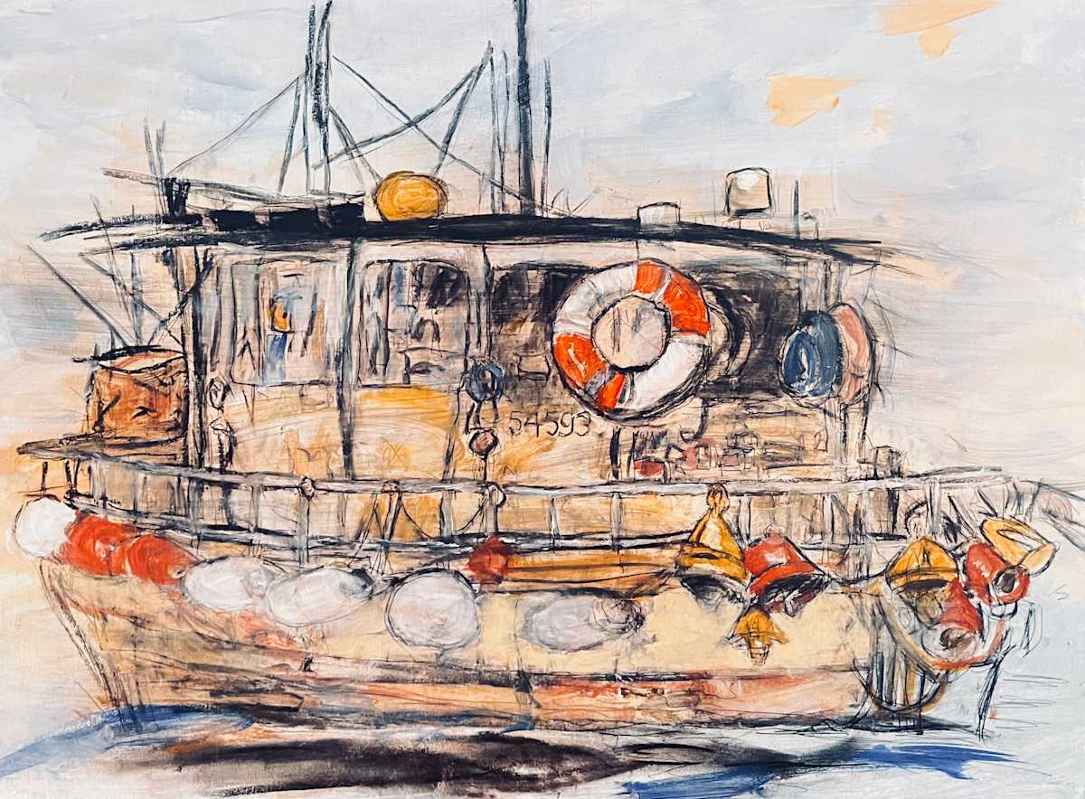 Working Boat by Ian Collins, Image 1.