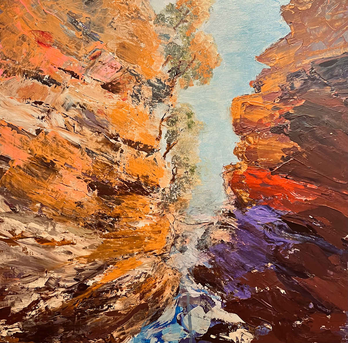 Larapinta Ridges Converging by Ian Collins, Image 1.