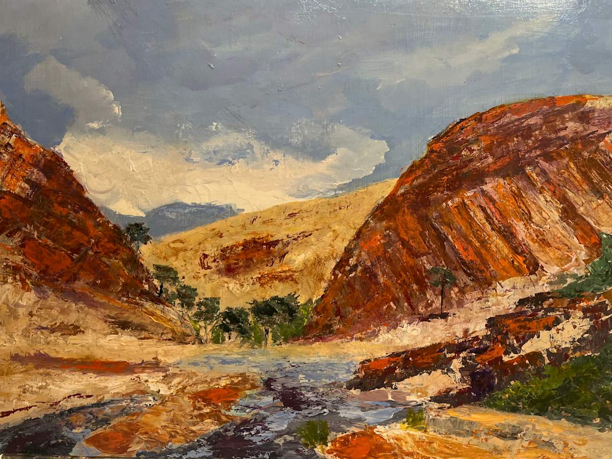 Larapinta colours by Ian Collins 