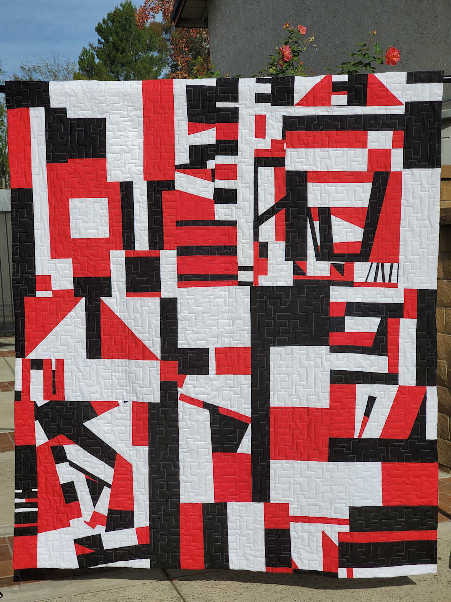 Gees Been Inspired - Bed Quilt by Jeanette Floyd, Image 1.