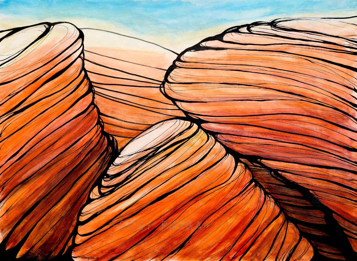Crimson Strata by Sony R. Purba, Image 1.