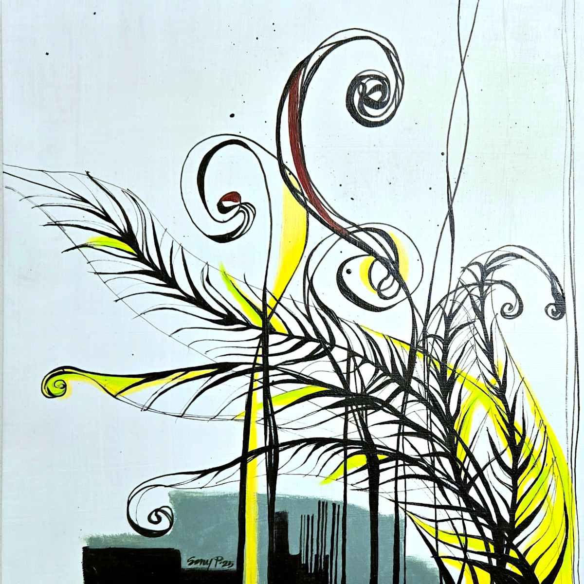 Standing Fern by Sony R. Purba 