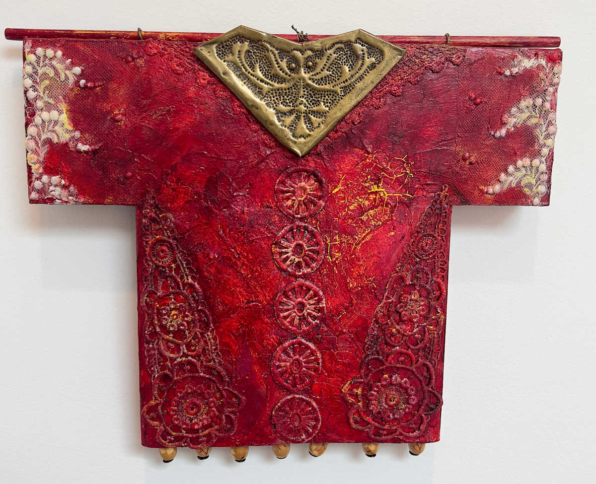 RED KIMONO by Phyllis Brody, Image 1.