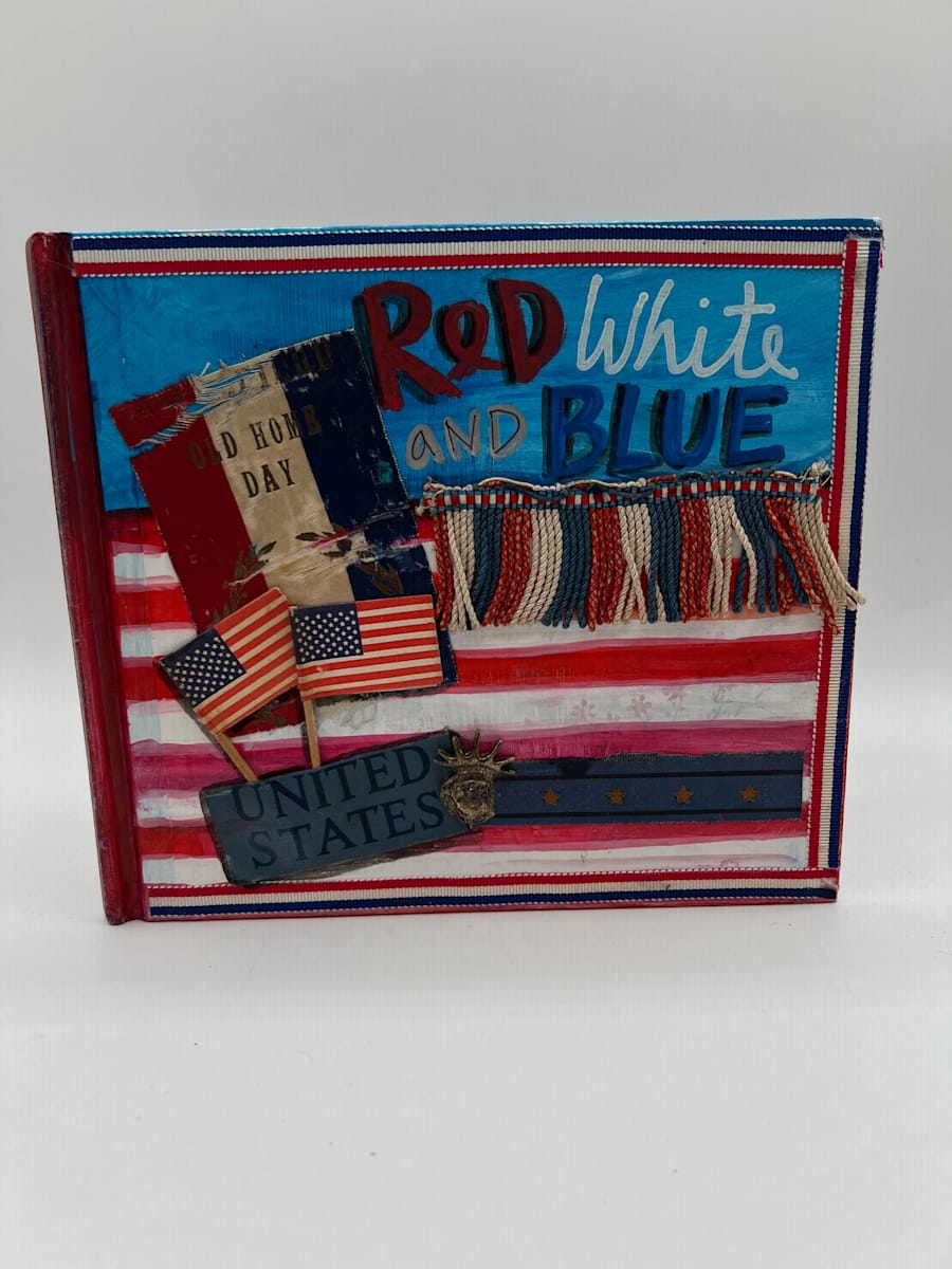 RED, WHITE AND BLUE by Phyllis Brody, Image 9.