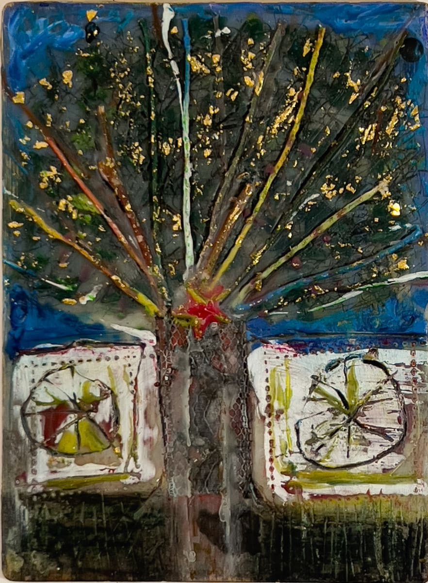 GOLD LEAVES by Phyllis Brody, Image 1.