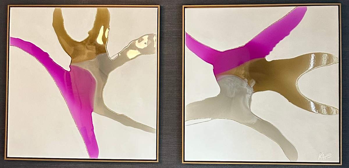 Dancers I & II by Kate DeOssie 
