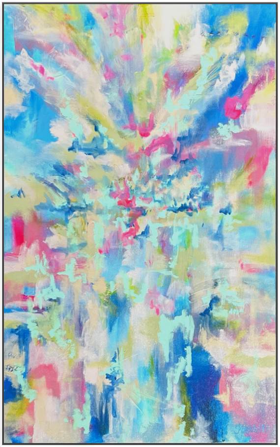 Joy | giclée canvas print, framed 2/10 by Kate DeOssie, Image 1.