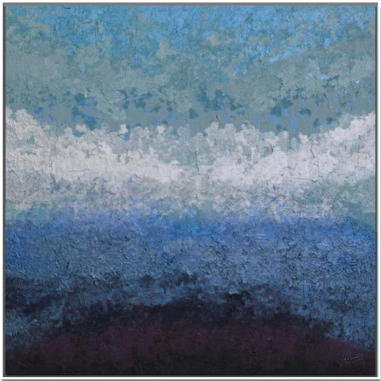 Twilight with Him | hand-embellished giclée canvas print, framed 1/10 by Kate DeOssie, Image 1.