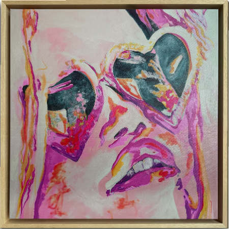 Roseglow | giclée canvas print, framed 1/10 by Kate DeOssie, Image 2.
