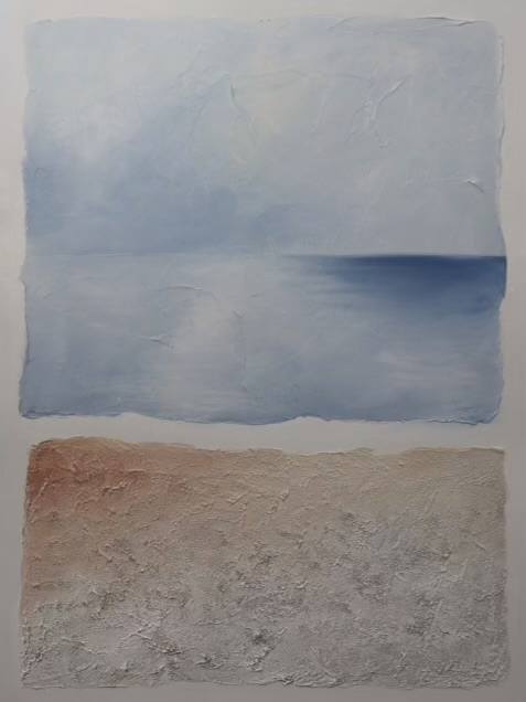 Toes in Sand by Kate DeOssie 