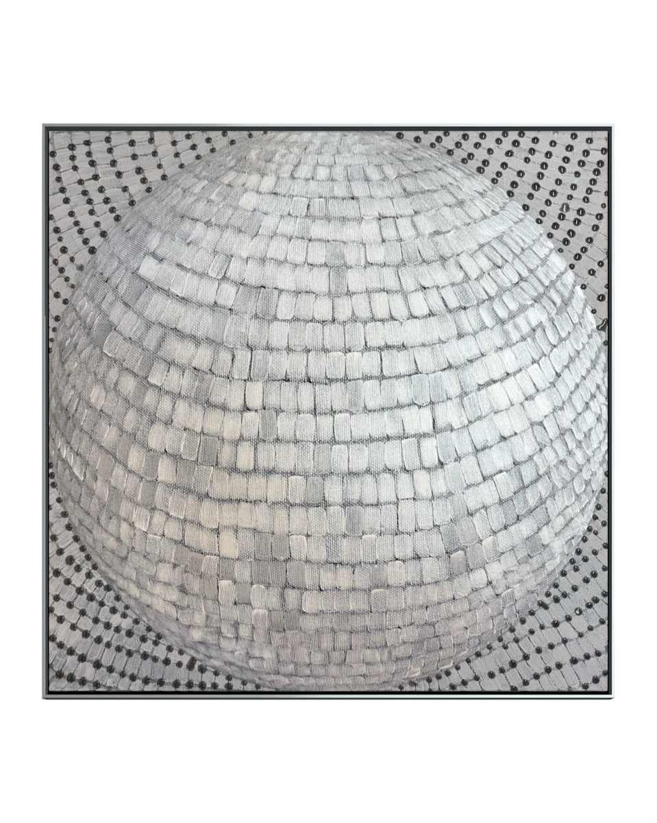 Disco 'til Dawn | hand-embellished giclée canvas print, framed 1/10 by Kate DeOssie, Image 1.
